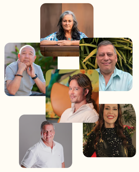 Mentores e convidados do Life Reset